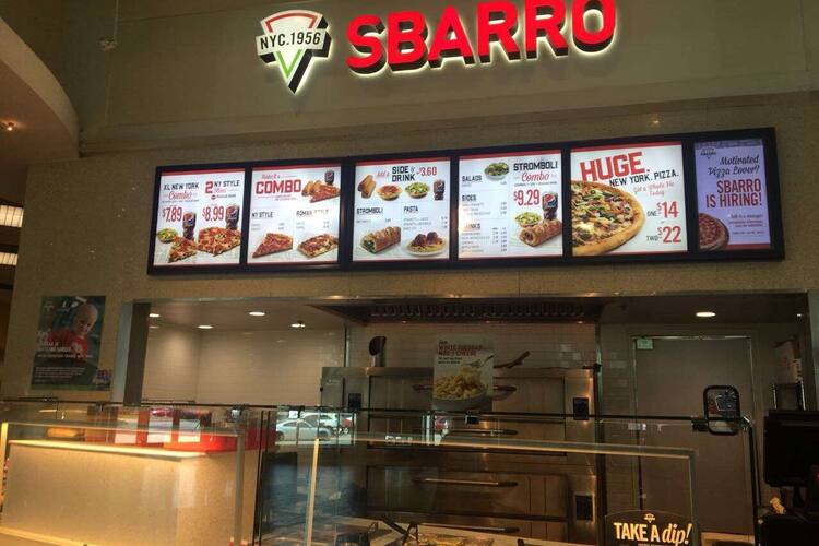 Sbarro Gaithersburg Montgomery County Sbarro Gaithersburg Montgomery County